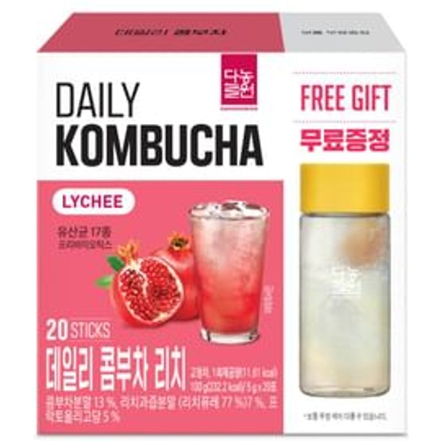 Daily Kombucha - 14 Types 2026 Version - Lychee