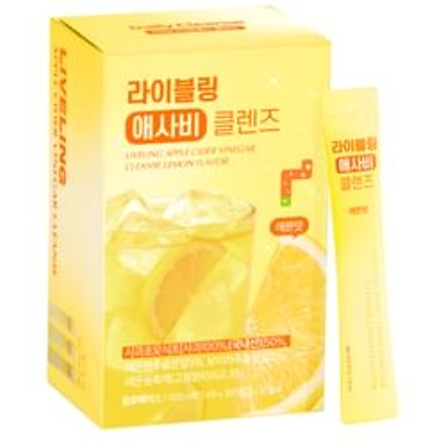 LIVELING Apple Cider Vinegar Cleanse - 3 Types 2025 Version - Lemon Flavor