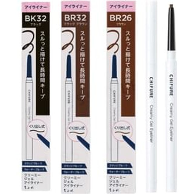 CHIFURE - Creamy Gel Eyeliner BK32 Black