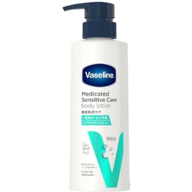Vaseline Japan - Medicated Sensitive Care Body Lotion Moisturizing Care - 350ml