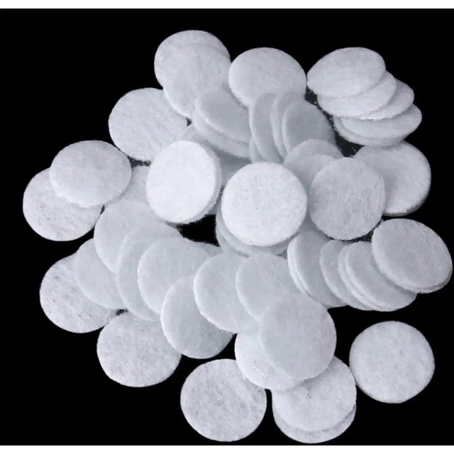 200 Pcs Microdermabrasion Cotton Filters, Replacement 10 MM Facial Vacuum Sponge Filter for Suction Diamond Dermabrasion Machine