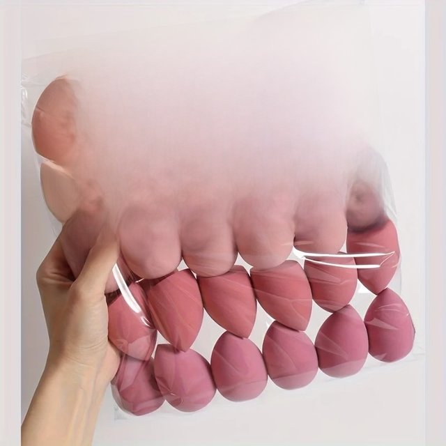 1/10pcs Soft, Latex - Free Makeup Sponges: Perfect for All Makeup Types, Durable, Dry/Wet Use, Must - Have Beauty Gift