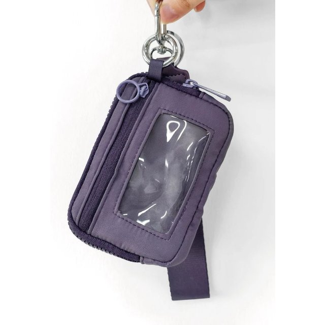Women Cute Small Pouch Mini Wallet with Clear ID Window, Makeup Cosmetic Bag,Card Holder Bag for Purse,Toiletry Zipper Pouch