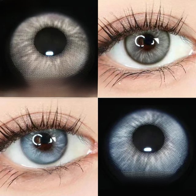OVOLOOK-1 Pair Myopia Lenses Colored Contact Lenses for Eyes Colorful Prescription Lenses Fashion Color Eyes Newest Cosmetic Eye