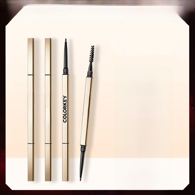 Colorkey Eyebrow Cosmetics Pencil Waterproof Double-headed Brows Liner Definition Natural Long Lasting Makeup Paint