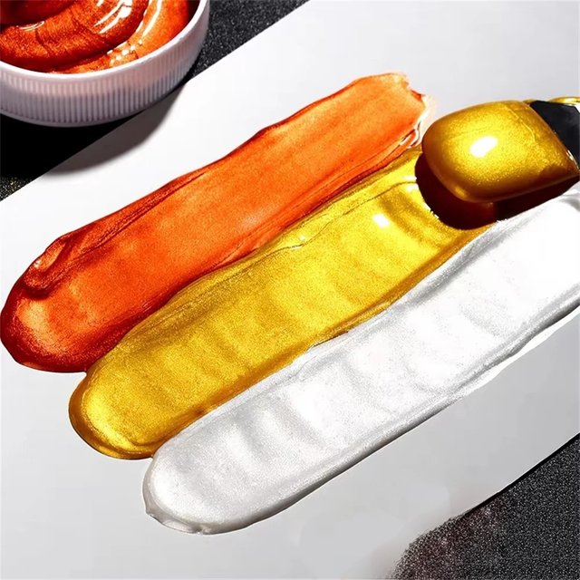 100ml Dual Chrome Color Shift Acrylic Paint Metallic Body Cosmetic Holographic Pigment Powder for Car Motorcycle Helmets DIY