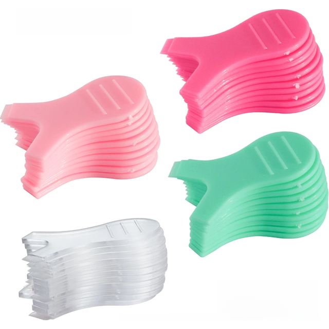 10pcs Eyelash Extension Y-shaped Brush Hot Eyelashes Silicone Mini Y Shape Comb For Grafted Lashes Cleaning Makeup Tools