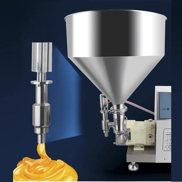 Pneumatic Lipstick Cosmetic Lotion Honey Rotor Pump desktop Semi Automatic Filling Machine
