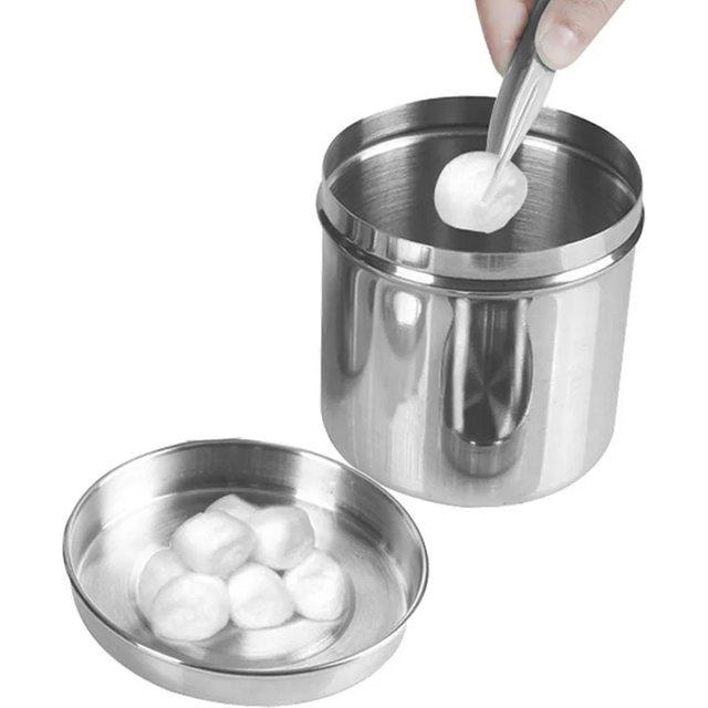 Stainless Steel Kidney Shaped Sterilized Tray Jar Pot Container Bottle Tweezers Medical Dental Surgical Cosmetic Surgical