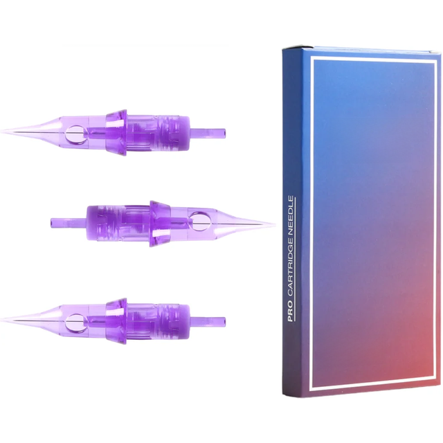 10Pcs Tattoo Scalp Needles 0.20/0.25mm 3RL 0603RL 0803RL Disposable Semi-Permanent Eyebrow Lip Makeup SMP Cartridges