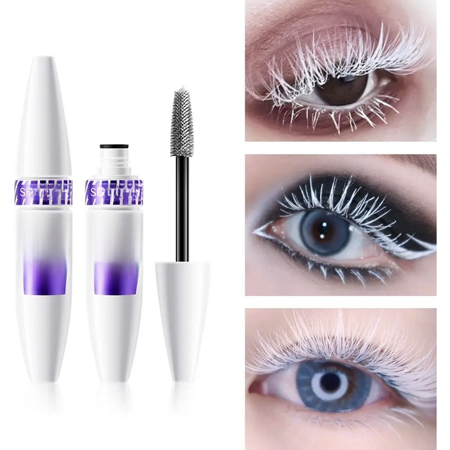 New White Eyelash Primer Waterproof Anti-Smudge 15ml Eyelash Base Cream Thicken Lengthening Mascara Cosmetic Eye Makeup Tool