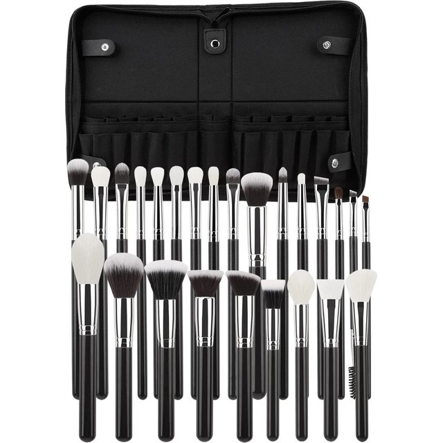 RANCAI 25Pcs Full Sets Of Makeup Brushes,Powder Foundation Make-up Brush,Suitable For Beginners And Professional Makeup Artists