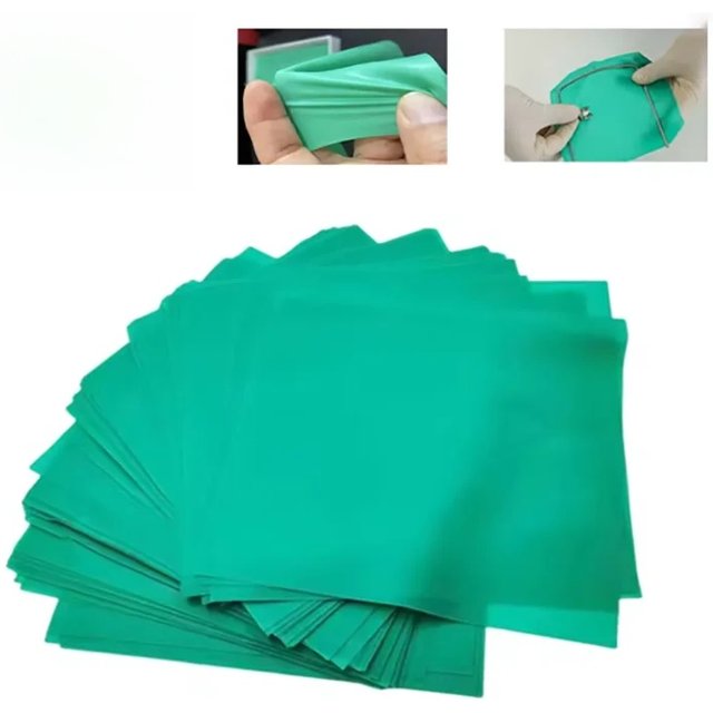 10pcs Dental Rubber Dam Natural Rubber Latex Barrier Dam Dental Dam Sheet 5*5/6*6" Oral Care Materials Dentist Surgical Supplies