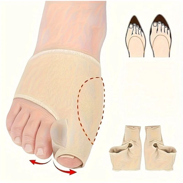 2 Pcs Foot Grip Insert & Gel Cushion Pad-Made with Elastic Material-Foot Care Tool for men & Women-Easy to Put On-Hand Wash Only