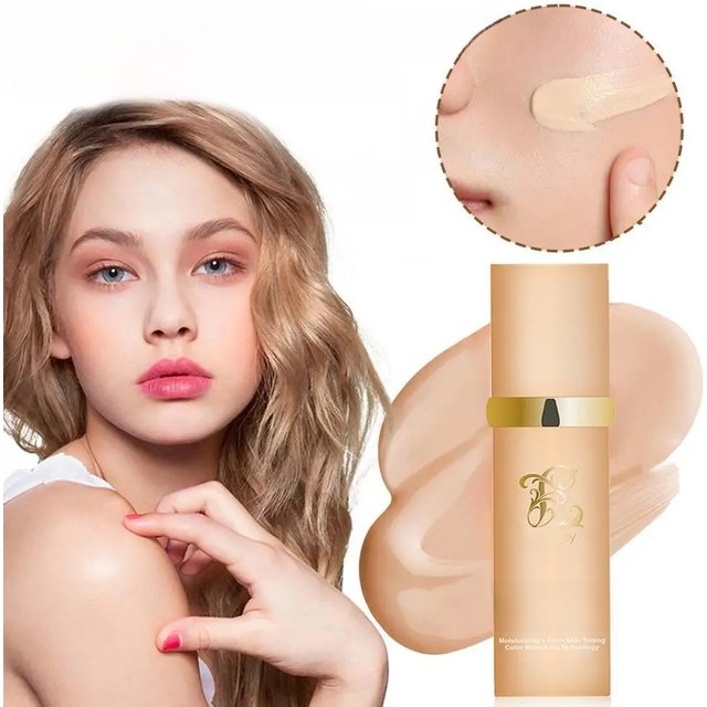 4 In 1 Biomimic Foundation Spectrums Biomimic Light Spectrums Foundation With SPF50+ Longwearing Changing Concealer Foundation
