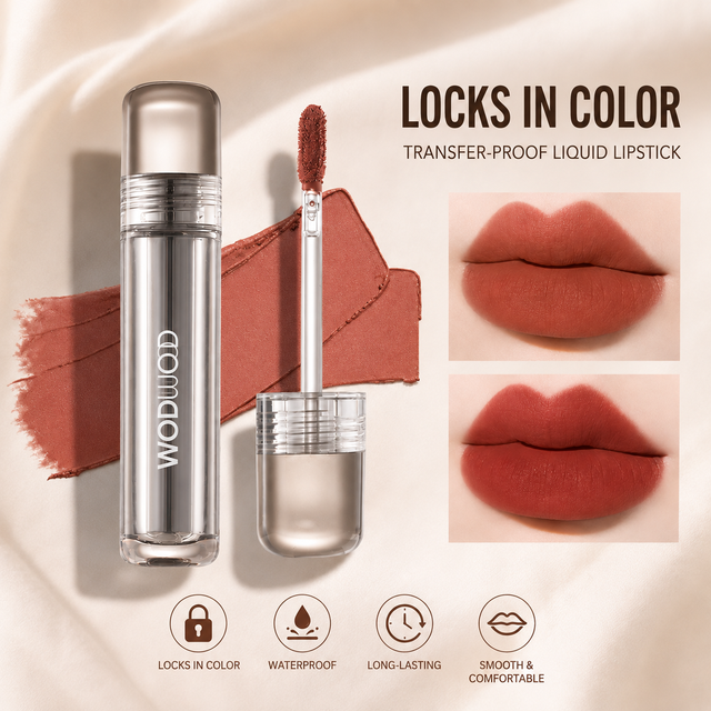 Matte Liquid Lipstick & Lip Gloss, Long Lasting Transfer-Proof Waterproof Lip Color, Smudge-Proof, Comfortable All-Day Wear