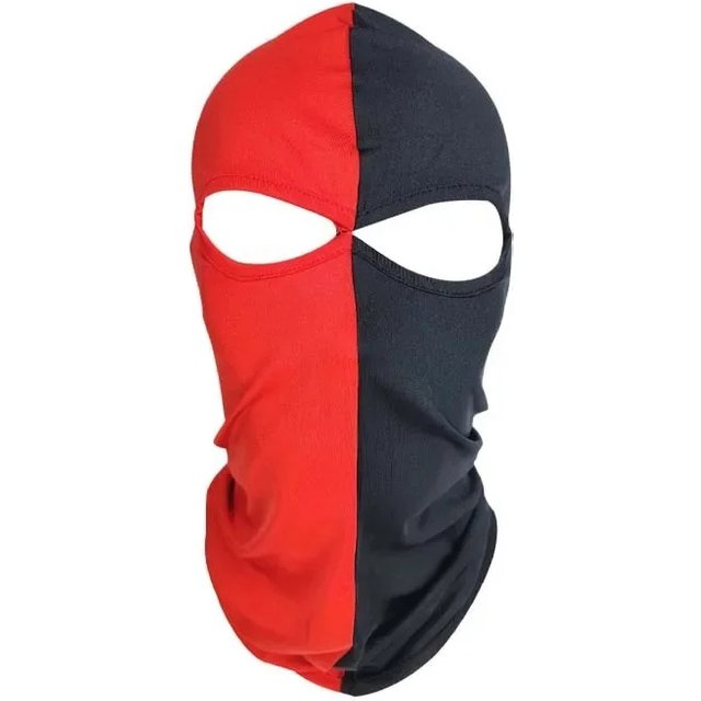 OOHMY Summer Headwear Beanie 3 Hole Full Face Mask Women Men Thin Balaclava Face Mask for Motorcycle Bike Runing Cycling Cap Ski