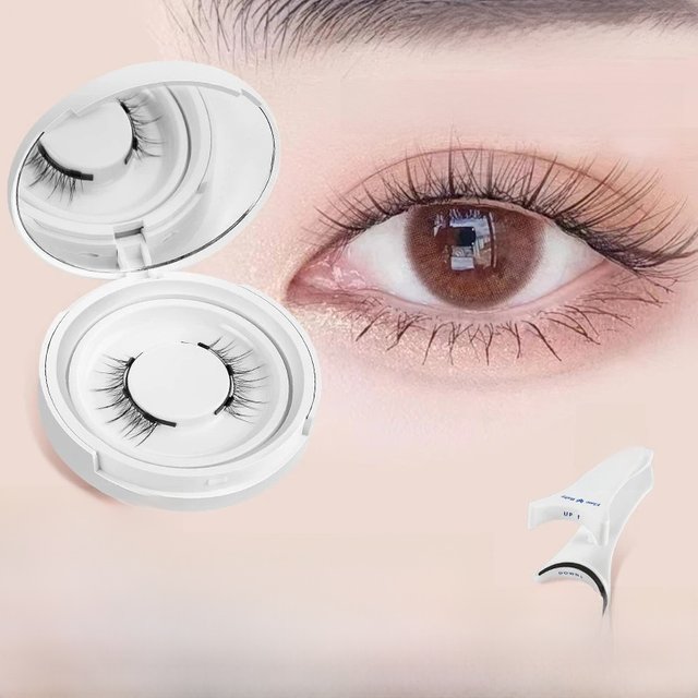4pcs/1pair New 3 Magnetic False Eyelashes Easy To Wear Natural Soft Quantum Magnet Eye Makeup Tool With Applicater Glue Free
