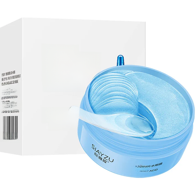 60pcs Hyaluronic Acid Crystal Collagen Eye Mask Anti Dark Circles Remove Eye Bags Moisturizing Firming Eye Patches Skin Care