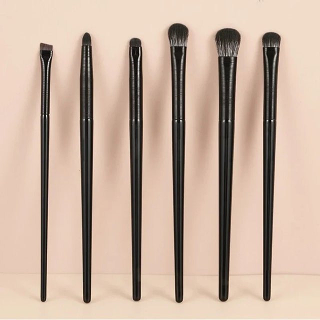 Soft Hair Eyeshadow Brush 6-Piece Eye Makeup Smudged Lying Silkworm Eyeliner Blade Eye Detail Small Makeup Brush Wholesale