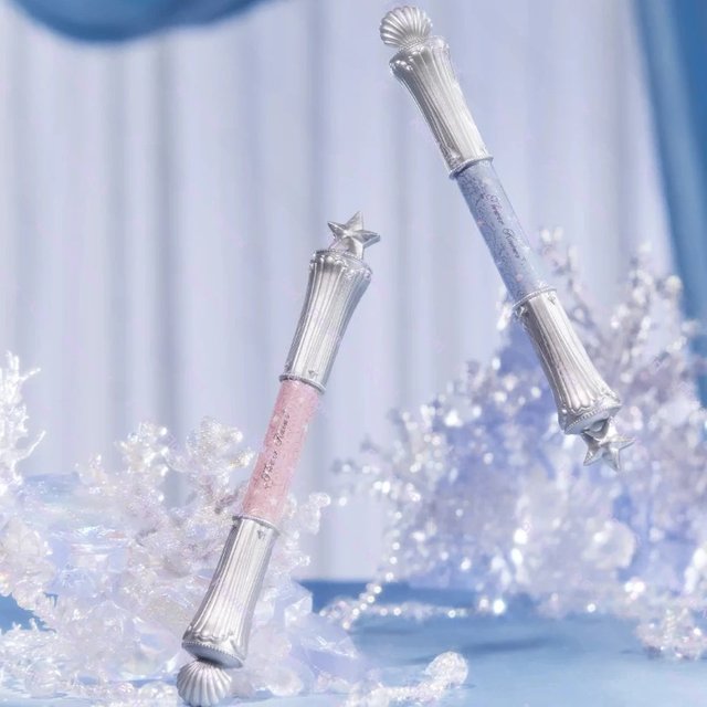 Flower Knows Shell's Jewel Dual-Ended Highlighting Stick Eyeliner Pencil Pearlescent Diamond Long-Lasting Smooth High Gloss