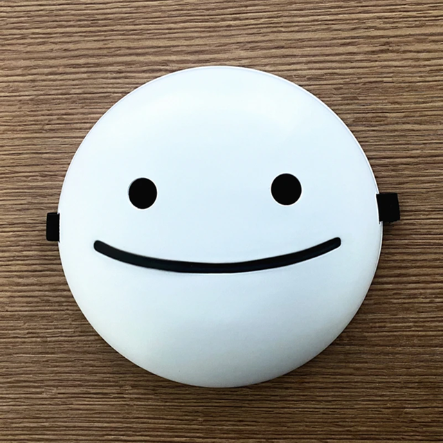 Dream White Smile Anime Cosplay Costume Masks Prop Adult Face Mask Halloween Party Accessories