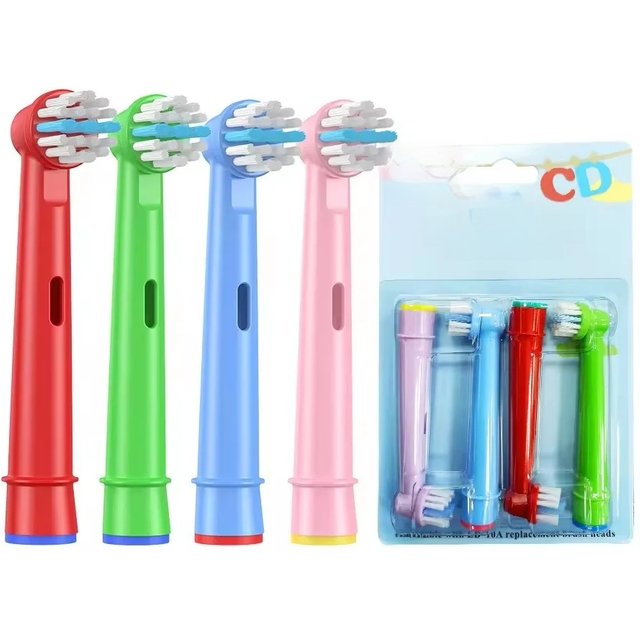 4/8/12 Kid's Replacement Brush Heads Stages Power EB10 Soft Brush Refills for Oral B Children Electric Toothbrush 3 Years Old+