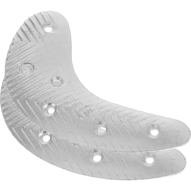 Metal Wear Resistant Discs For s Shoes Heel Taps Boot Repair Pads Plates Anti Slip Sole Heel Guards Foot Care Tools Silver