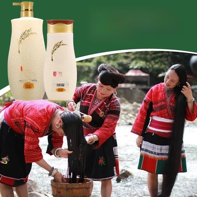 Rice Water Hair Shampoo for Hair Growth,Anti-dandruff,Improve Strength,Volume,Shine,Deep Conditioning Dry,Frizzy,Curly Strands