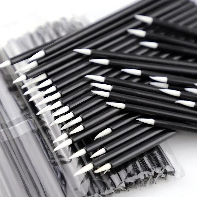 50/100PCS Disposable MakeUp Lip Brush Lipstick Gloss Wands Applicator Make Up Must-Have Cosmetic Tools