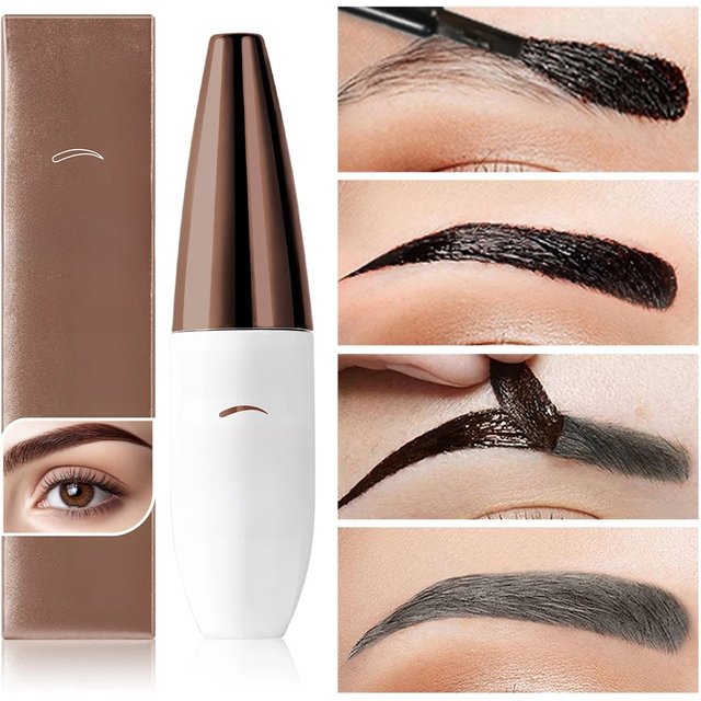 Waterproof Peel Off Eyebrow Gel Tint Semi Permanent Tattoo Brow Tint Transfer-proof, For Fuller & Defined Looking Brows Makeup