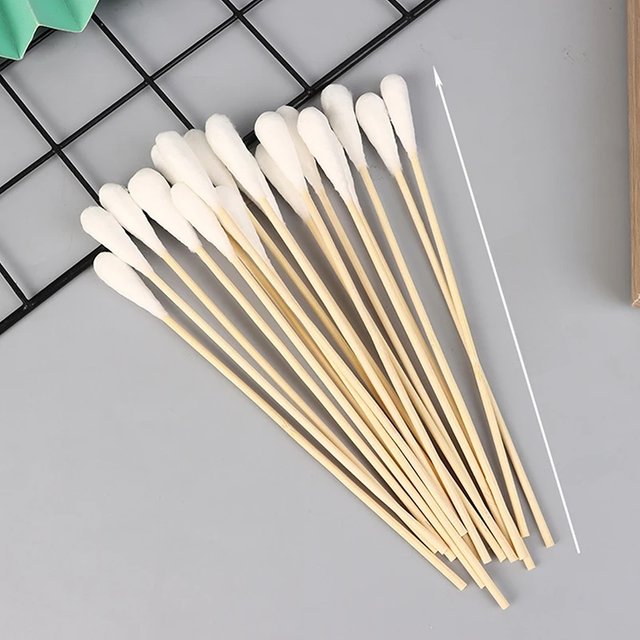 15-100pcs Women Beauty Makeup Cotton Swab Cotton Buds Make Up Wood Sticks Nose Ears Cleaning Cosmetics Health Care