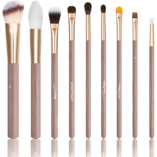 Clavier Nature&More Series Soft Fluffy Brush Makeup Brushes Cosmetics Foundation Blush Powder Eyeshadow Kabuki Blending Brush