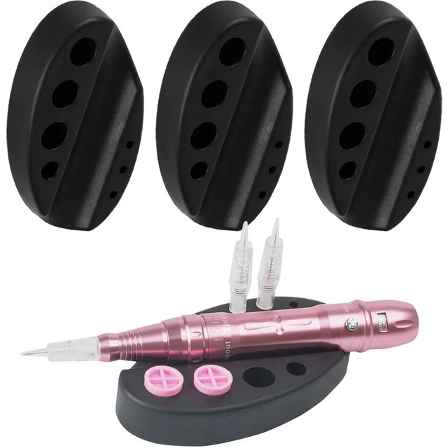 1Pcs Silicone Tattoo Machine Pen Holder Tattoos Microblading Pigment Ink Cup Machine Stand Permanent Makeup Tattoo Accessories