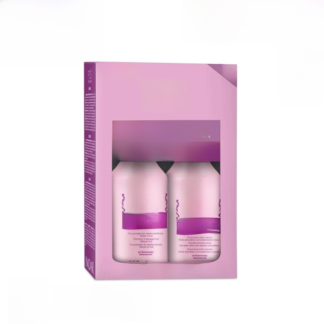 Inoar Duo POS Progress Shampoo and Conditioner Kit, 250 ml