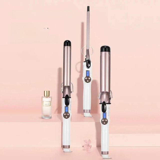 Electric Professional Ceramic Hair Curler LED Curling Iron Roller Curls Wand Waver Hair Straightener Styling Tool 9mm-38mm