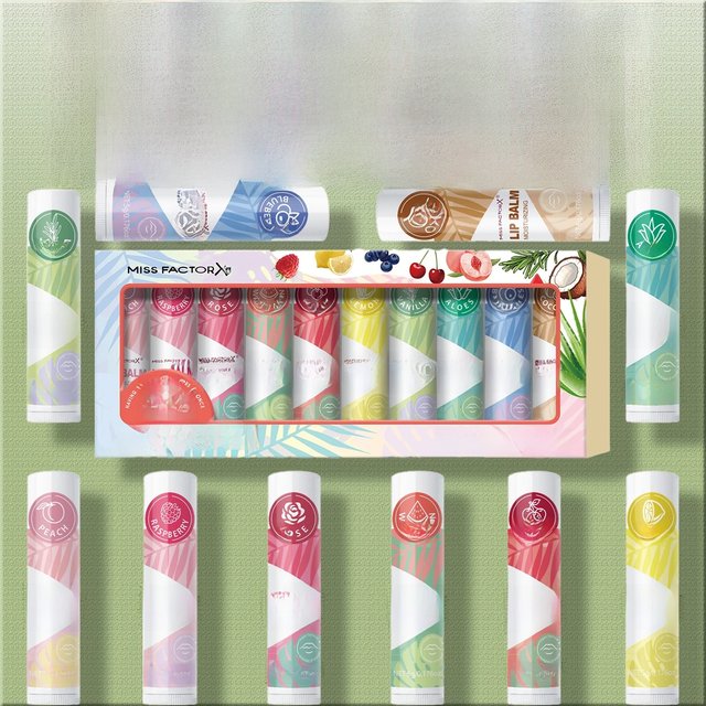 10PCS/Box Lipstick Set, Nourishes Dry Lips, Moisturizes Smooth and Strengthens Lip Color, The Best Choice for Hypoallergenic Hol