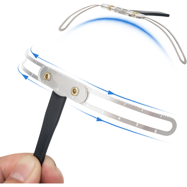 New Microblading Level Ruler Three-point Positioning Tattoo Ruler Makeup Eyebrow Design Golden Ratio Ruler Measurement Tools
