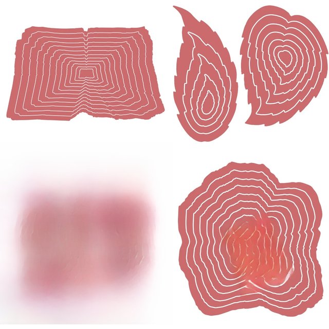 2025 New Two New Red Robins Dies Nested Blushing Rose Leaves Vintage Book Die Set DIY DIY Scrapbook Greeting Card Embossing Cut