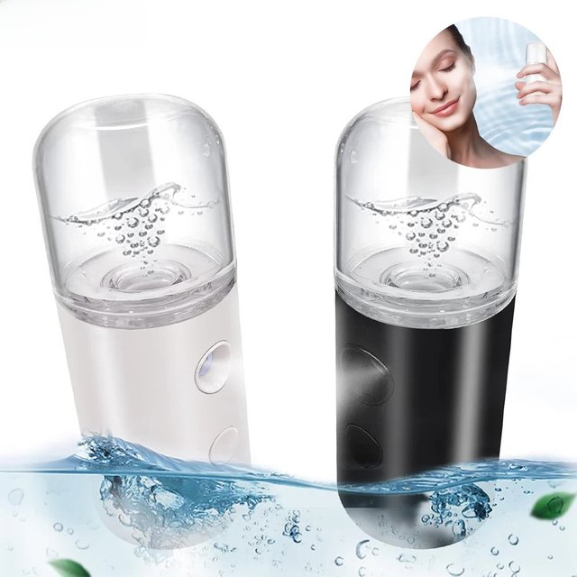 Nano Facial Steamer Facial Mister Portable Face Mister Cool Nano Mist Sprayer for Face Hydrating Sprayer Mini Handy Face Mister