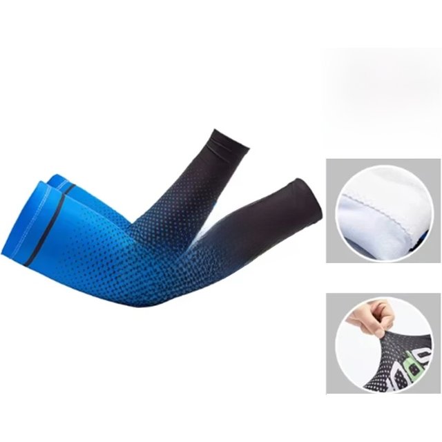 Men's Outdoor Sports Arm Protector UV Sunscreen Cool Sleeve Cover Running Fishing Cooling Sleeve Cover Cycling Equipment
