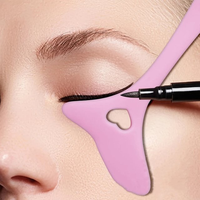 Eyeliner Stencils Wing Tips, Eyeliner Eyeshadow Stencils, Silicone Eyeliner Tool, Multifunctional Eye Makeup Tool For Beginners