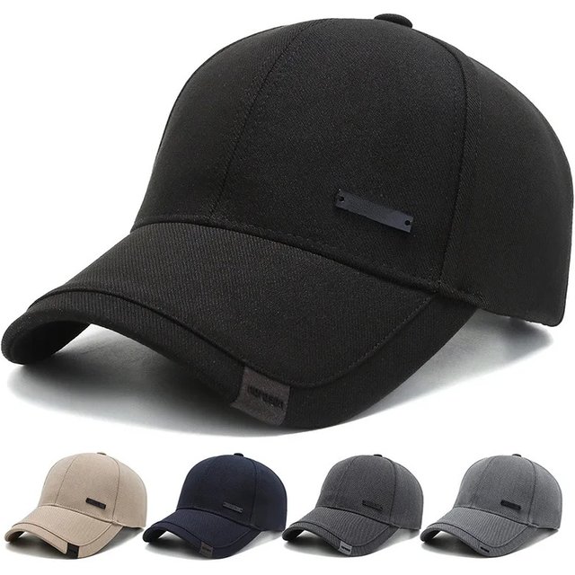 Unisex Hua Label Baseball Caps Hip Hop Cap Spring and Autumn Outdoor Adjustable Casual Hats Sunscreen Hat
