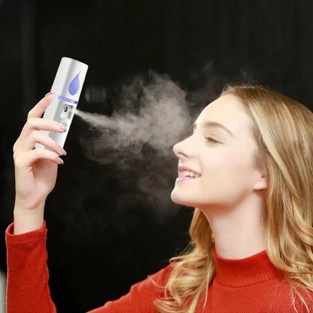 20ML Mini Facial Steamer Nano Mister Facial Sprayer USB Nebulizer Humidifier Moisturizing Hydrating Women Beauty Skin Care Tool