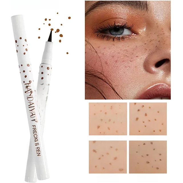 1PC Face Fake Freckles Pen Natural Waterproof Lifelike Fake Freckles Pen for Long Lasting Look Dot Spot Pen Makep Tool Cosmetic