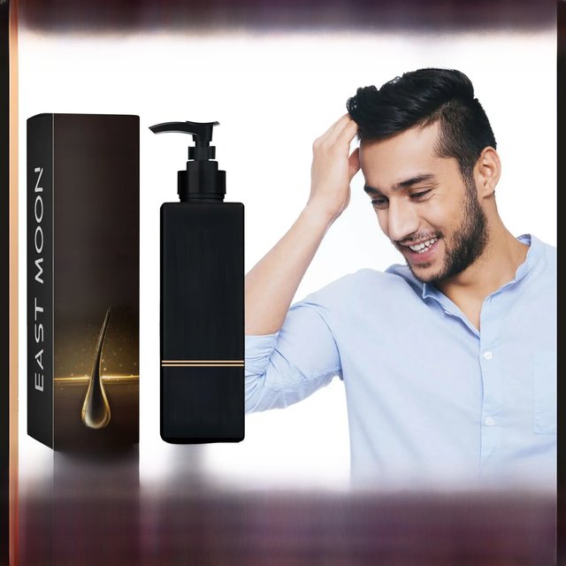 East Moon Hair Regrowth Shampoo Repair Damaged Scalp Dry Frizzy Deep Nourishment Moisturizing Hair Growing Care Products 100ML