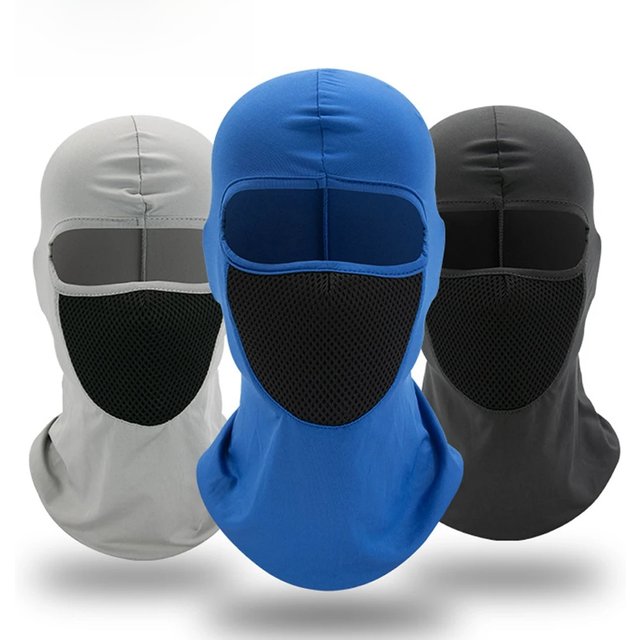 Bicycle Full Face Mask Hood Motorcycle Bandana Outdoor Balaclava Cycling Helmet Hat UV Protection Neck Gaiter Cycling Equipment