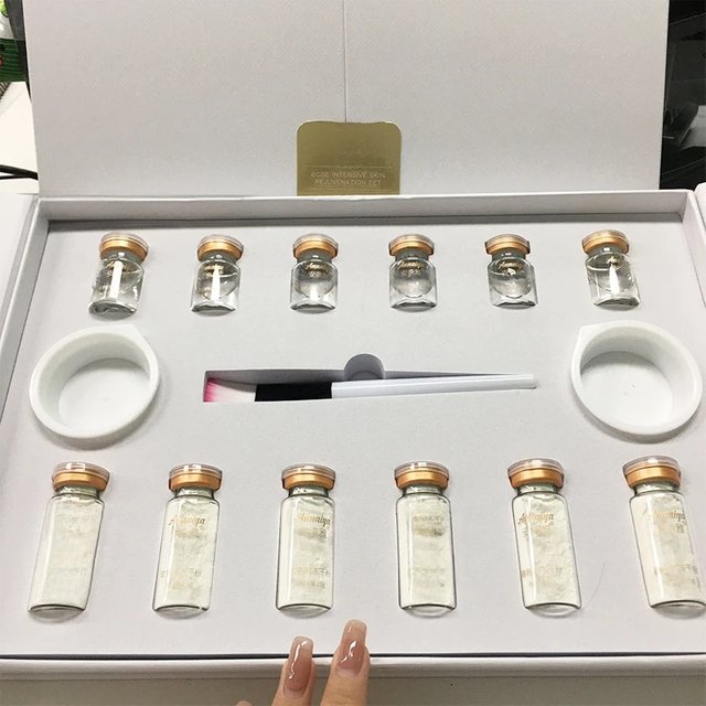 Korea Facial Collagen Peptide Essence Mask Kit Hyaluronic Acid Moisturising Firm Lift Pore Shrinkage Skin Rejuvenation Skin Care