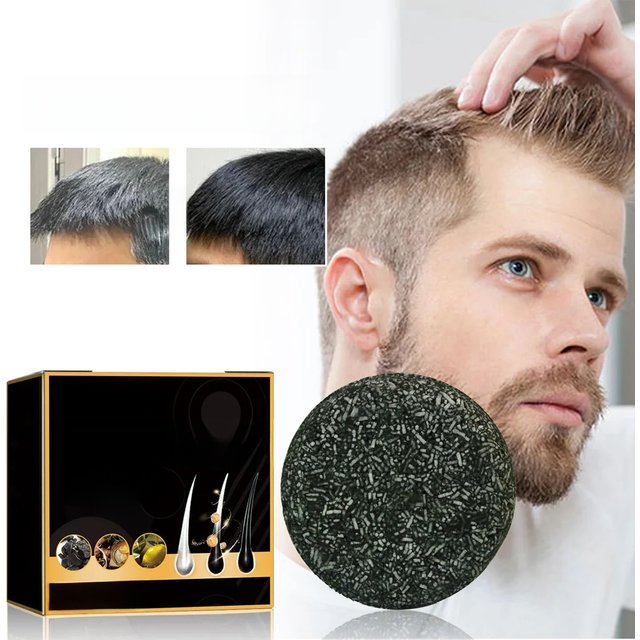 Hair Shampoo Soap Polygonum Multiflorum Black Soap White Hair Repair Soap Hair Care Set Nourishing Anti Dandruff Hair Dye Soap