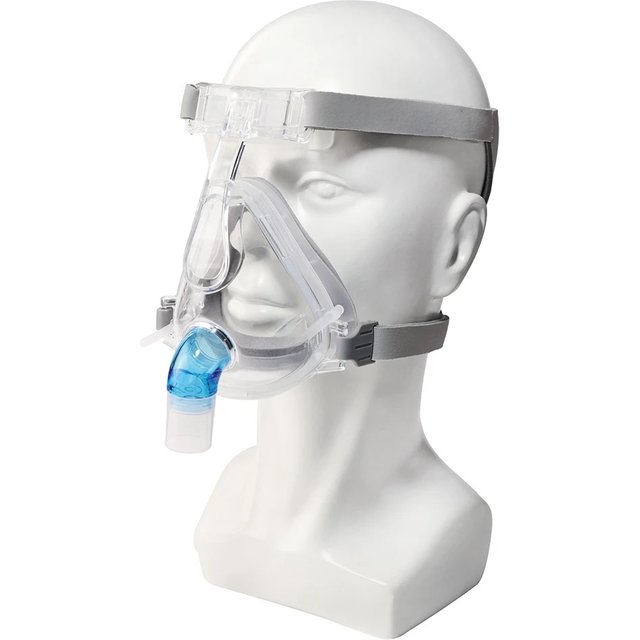 CPAP Full Face Mask Auto CPAP BiPAP Accessories with Headgear Headband Use for Cushion Travel Sleep Aid Anti Apnea Snoring